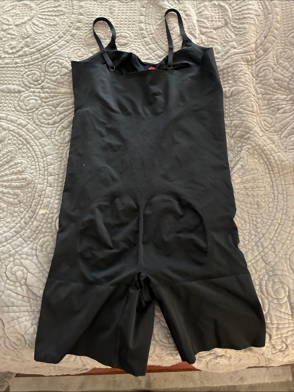 Spanx Black Full-Body Shapewear Bodysuit With Adjustable Straps - Picture 3 of 6